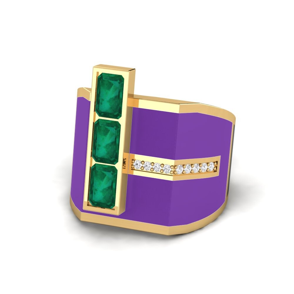 Smaragd Ring Kjerlighet
