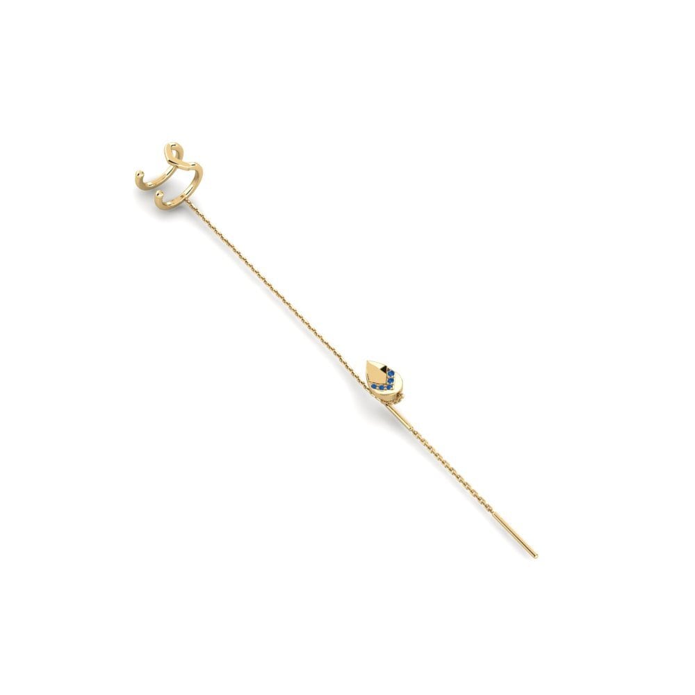 Đá Zirconia Xanh Lam Bông tai nữ Klabat