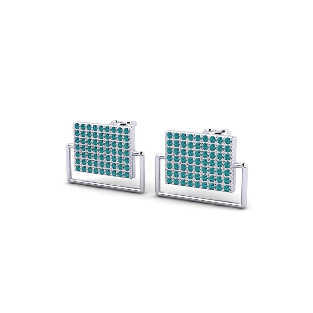 Blauer Diamant Damen ohrring Klaos
