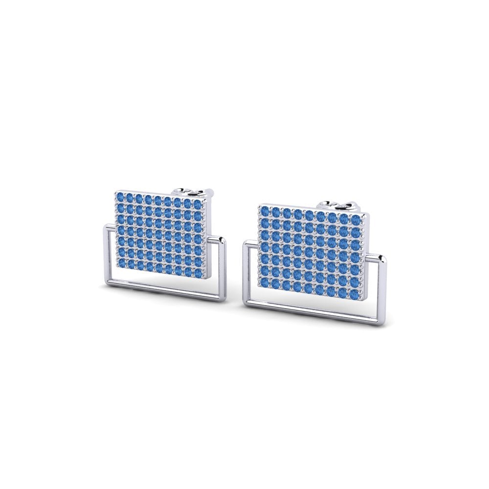 Dark Blue Zirconia Women's Earring Klaos