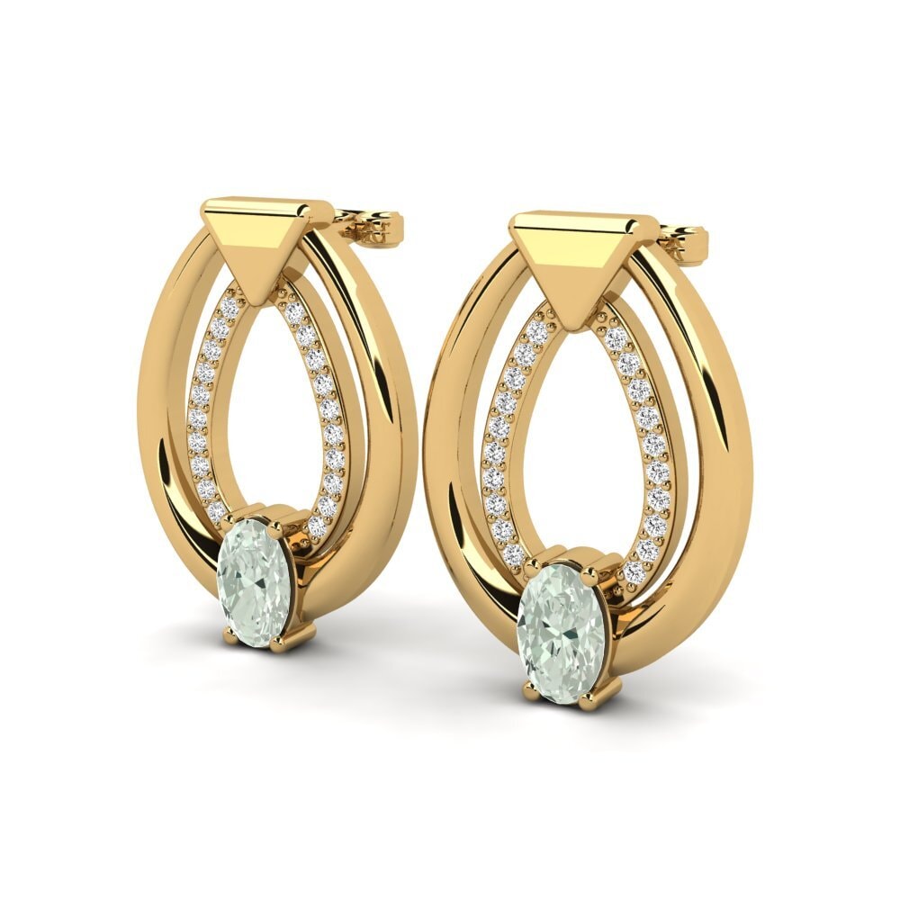 Green Amethyst Women's Earring Klara