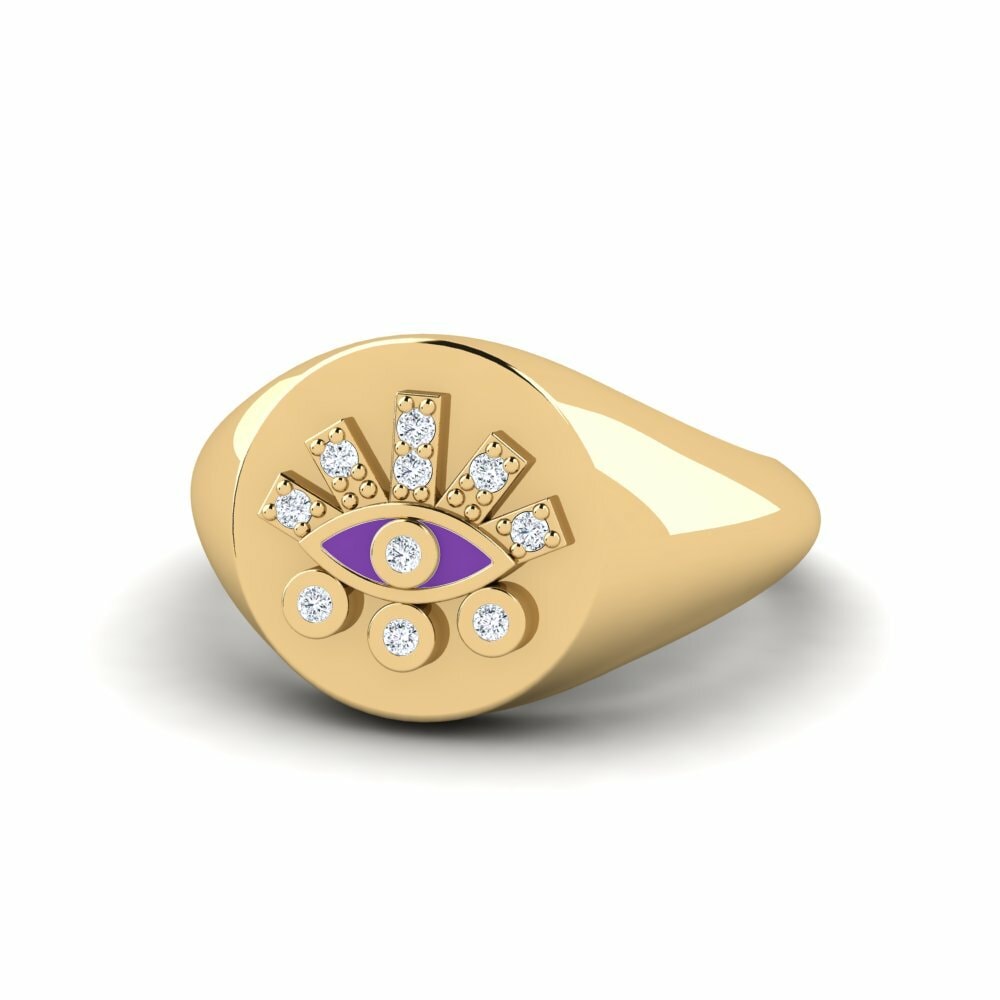 Diamant De Synthèse Bague Knidos