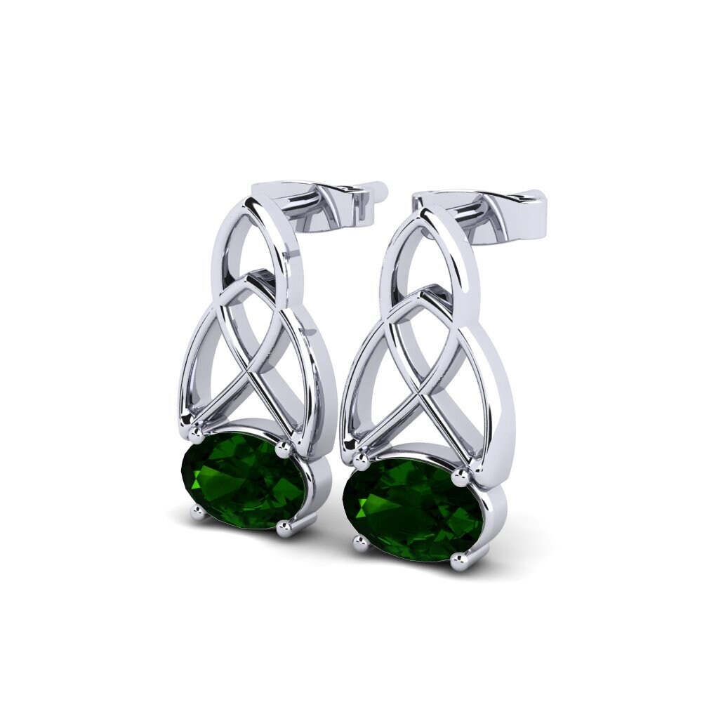 Turmalina verde Pendiente de mujer Knuckles