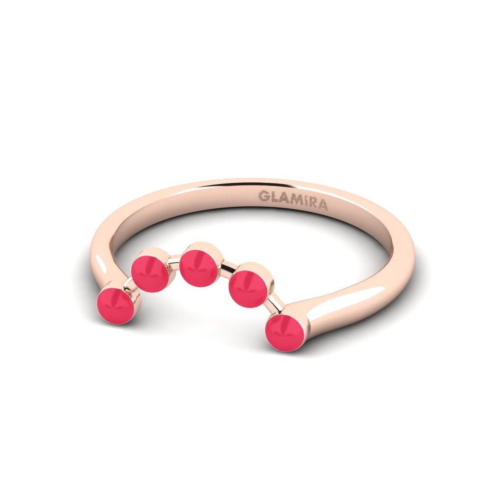 Rotgold 375 Ring Koffer B