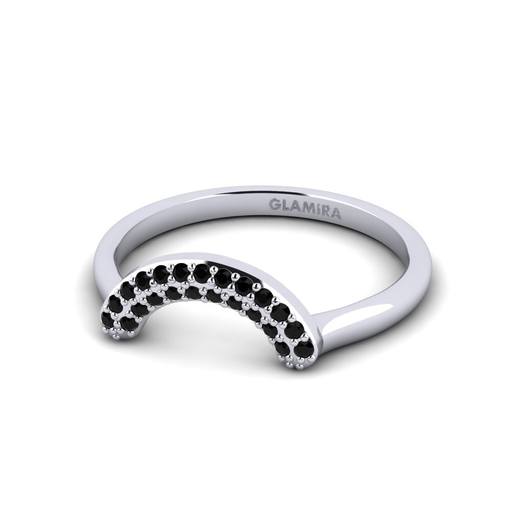 Safira negra Anel Koffer C