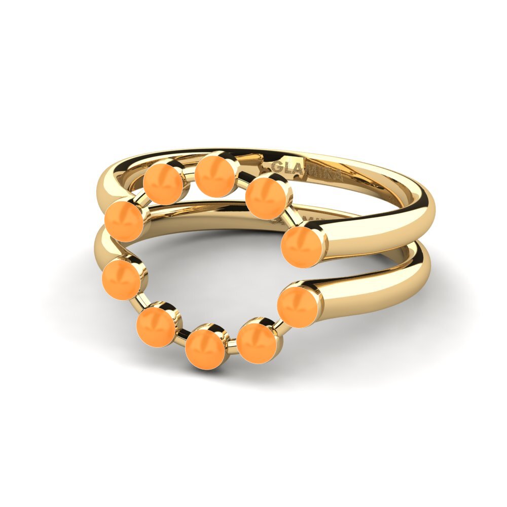 Gelbgold 585 Ring Koffer D
