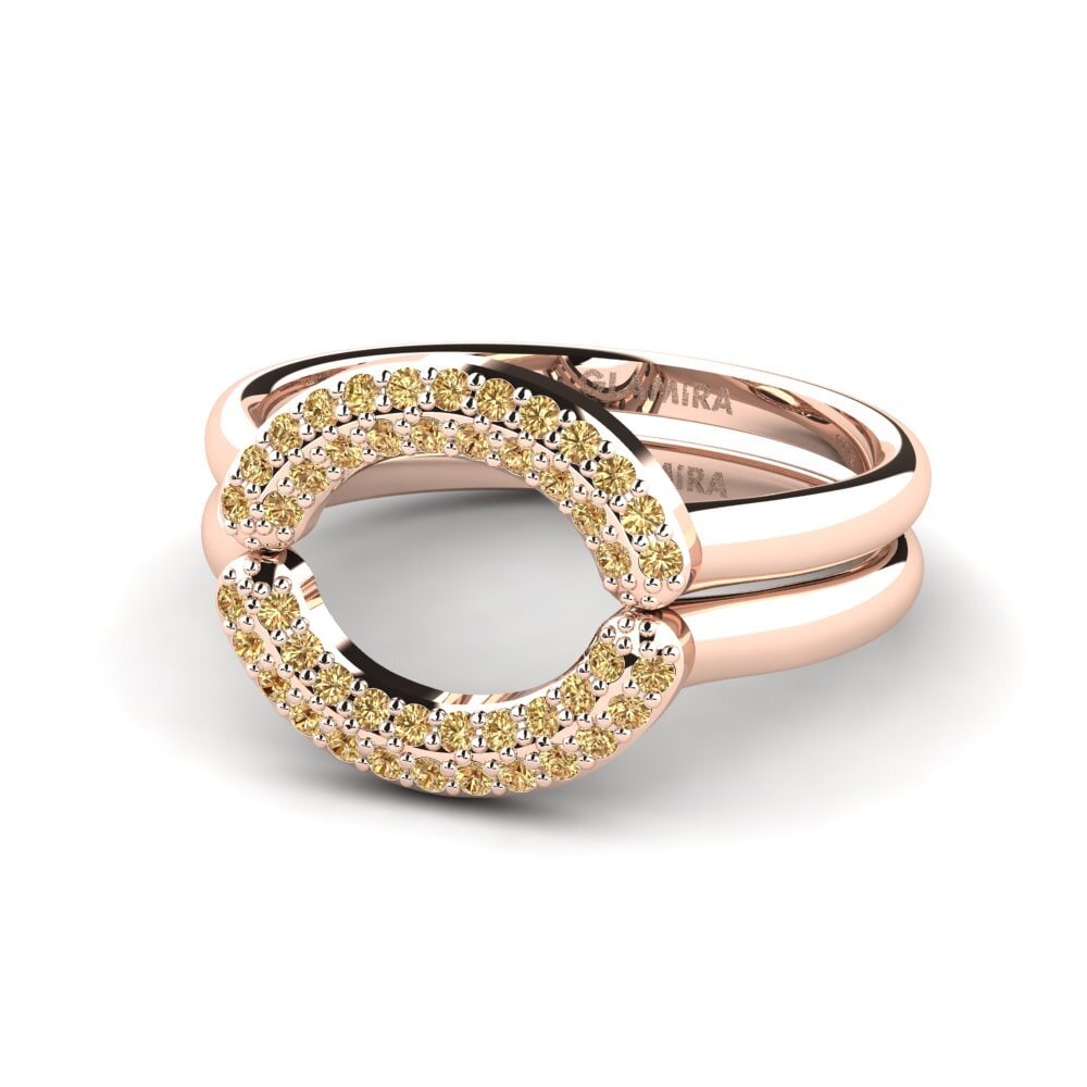 Brown Diamond Ring Koffer E