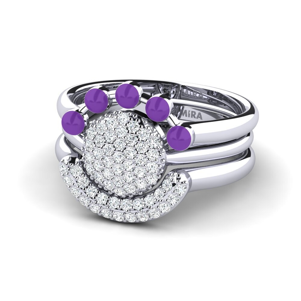 Circonita Anillo apilable Koffer G