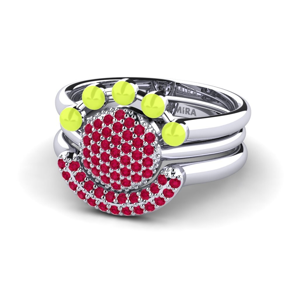 Ruby Stackable Ring Koffer G