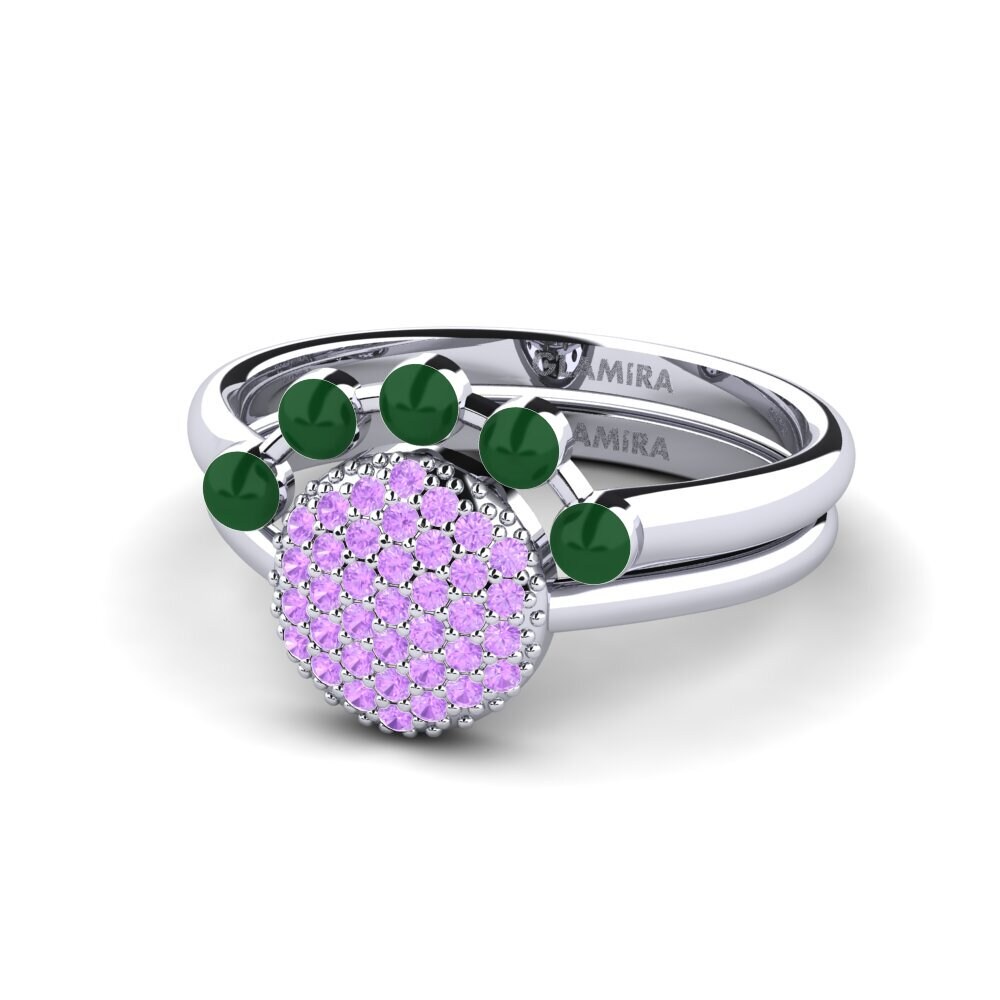 Amethyst Stackable Ring Koffer K