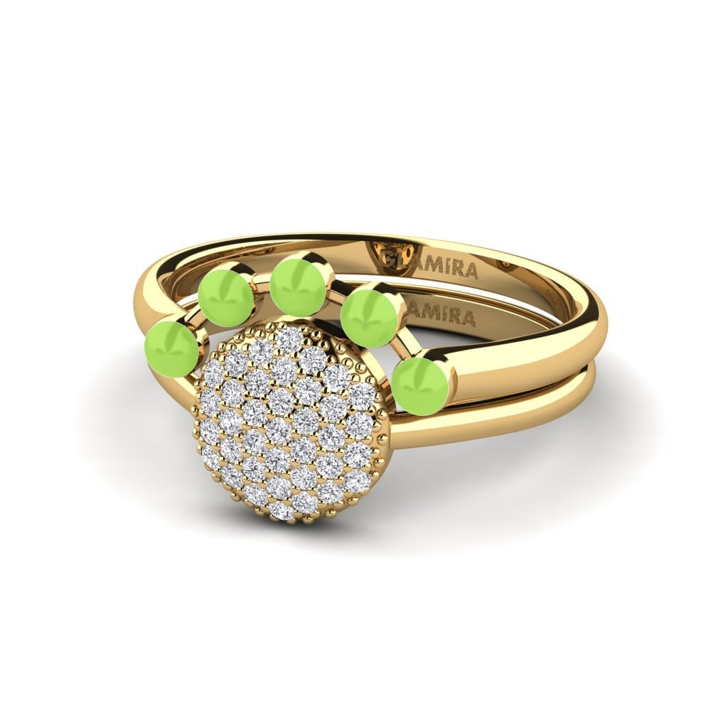 Gelbgold 585 Stapelbarer Ring Koffer K