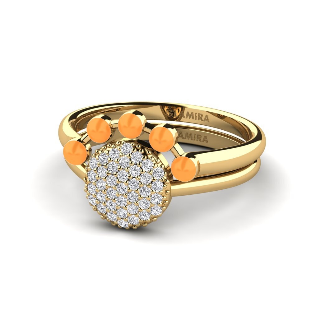 Gelbgold 585 Stapelbarer Ring Koffer K