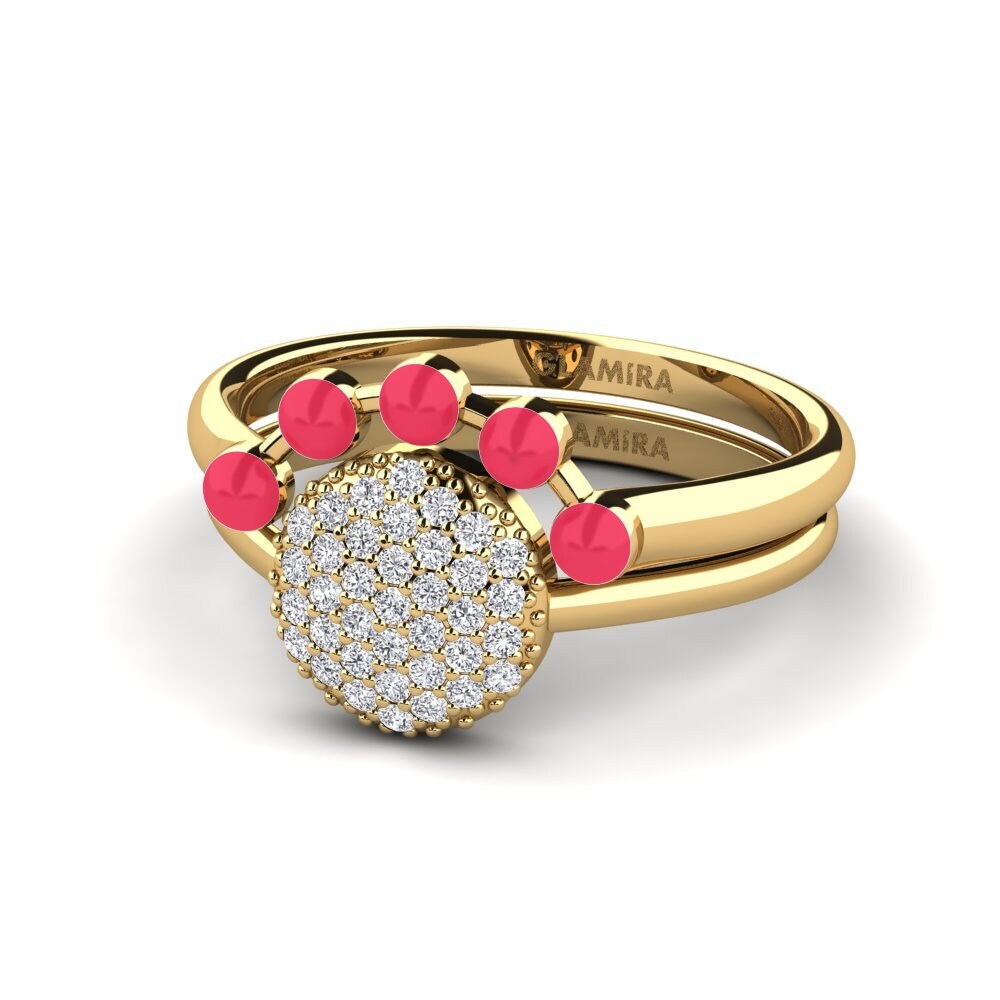 18ct Yellow Gold Stackable Ring Koffer K