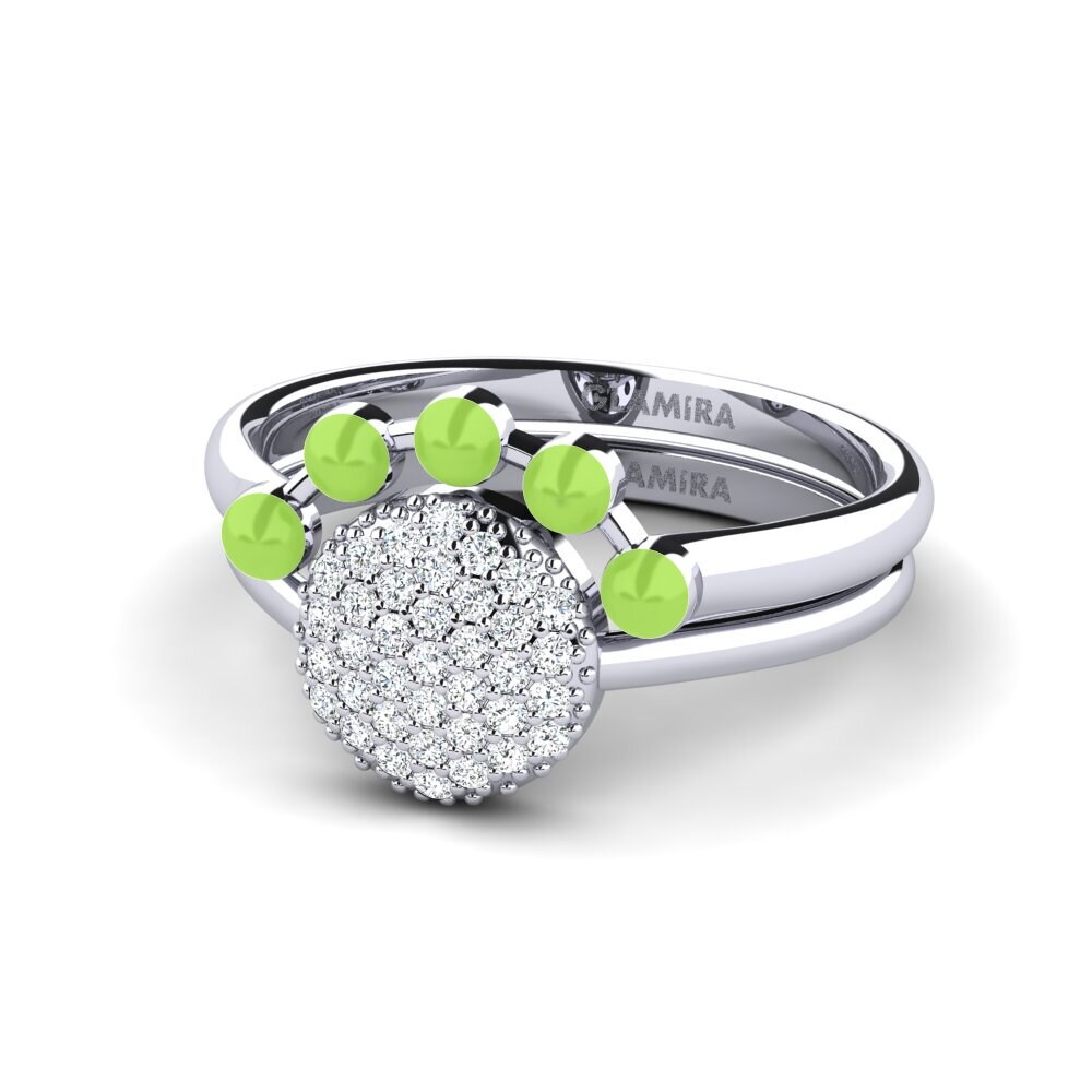 Zirkonia Stapelbarer Ring Koffer K