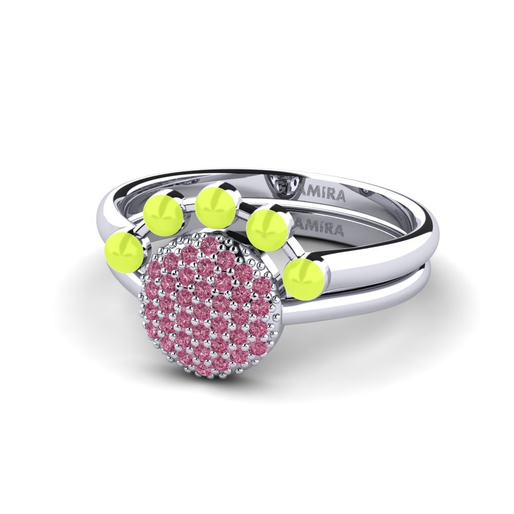 Granate Rhodolite Anillo apilable Koffer K