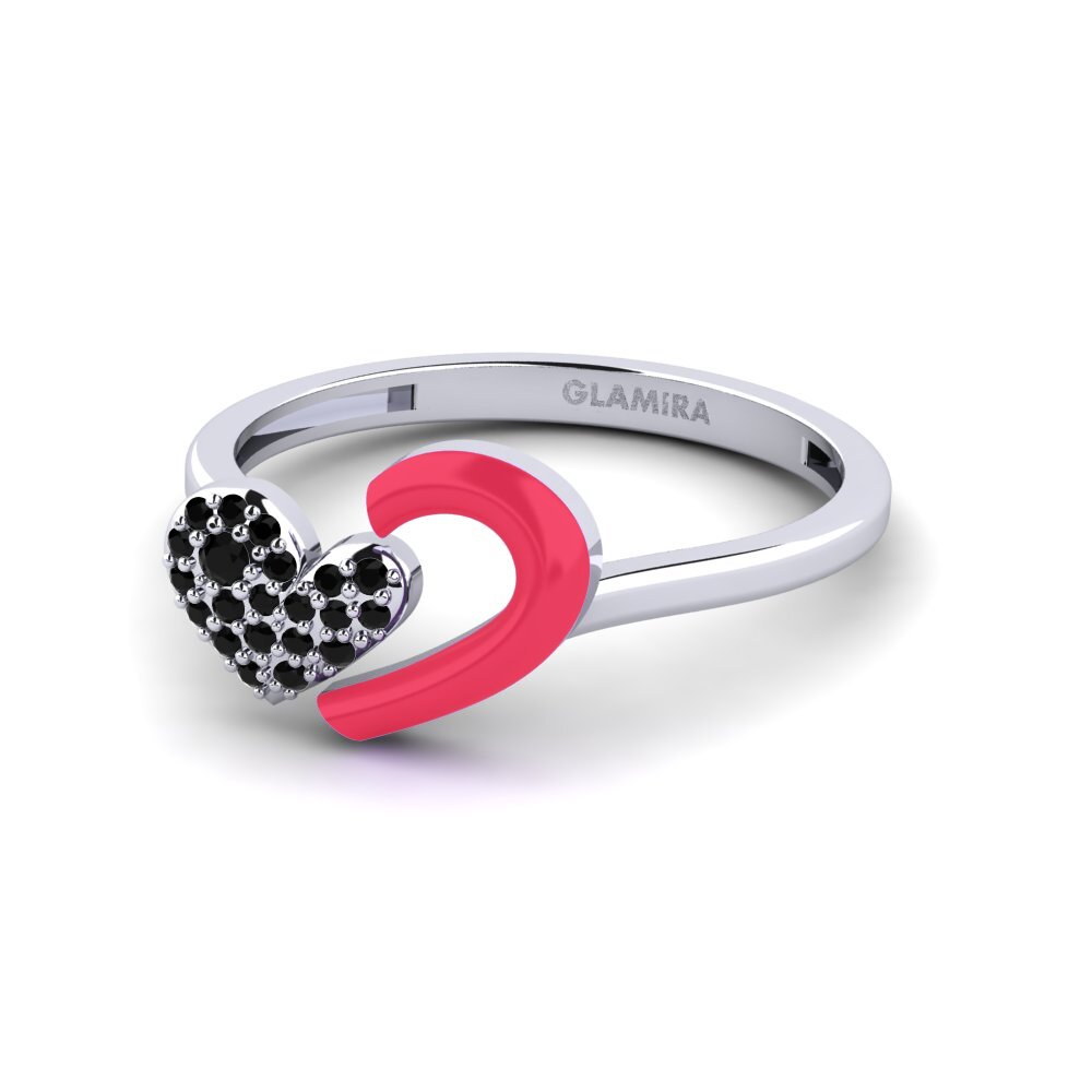 Schwarzer Saphir Ring Kolorawy