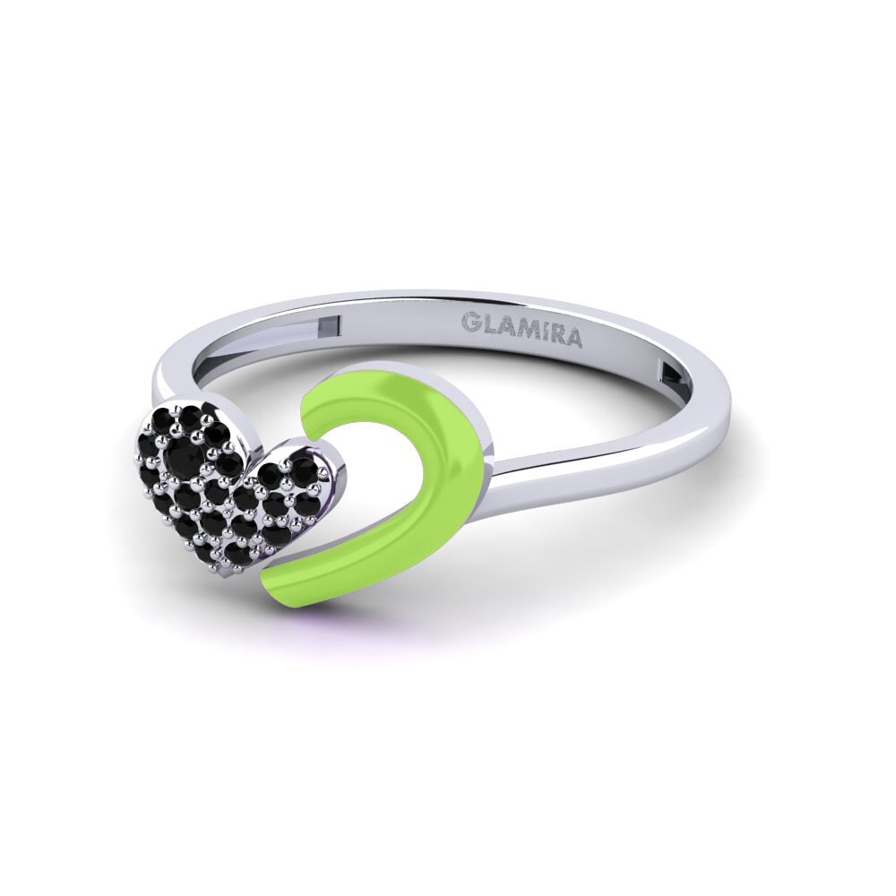 Schwarzer Diamant Ring Kolorawy