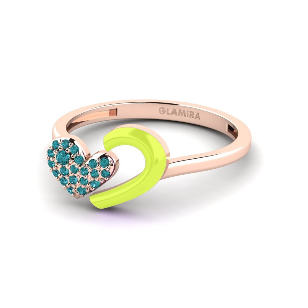 Rotgold 585 Ring Kolorawy