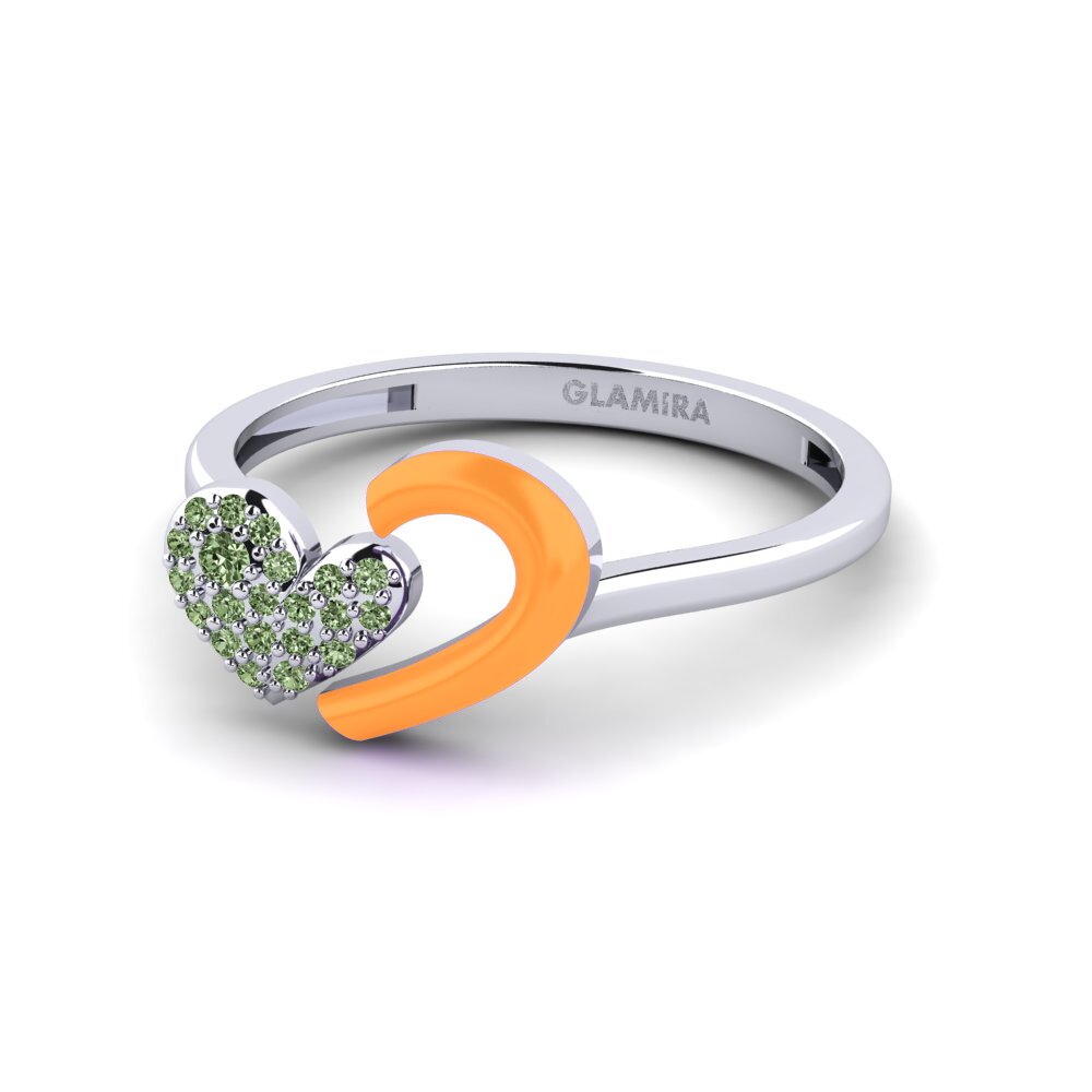 Grüner Diamant Ring Kolorawy