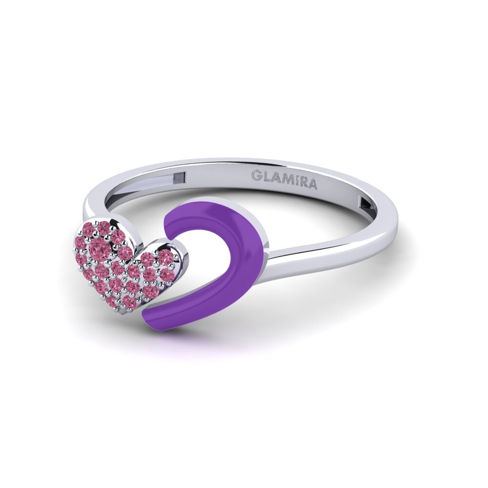 Granate Rhodolite Anillo Kolorawy