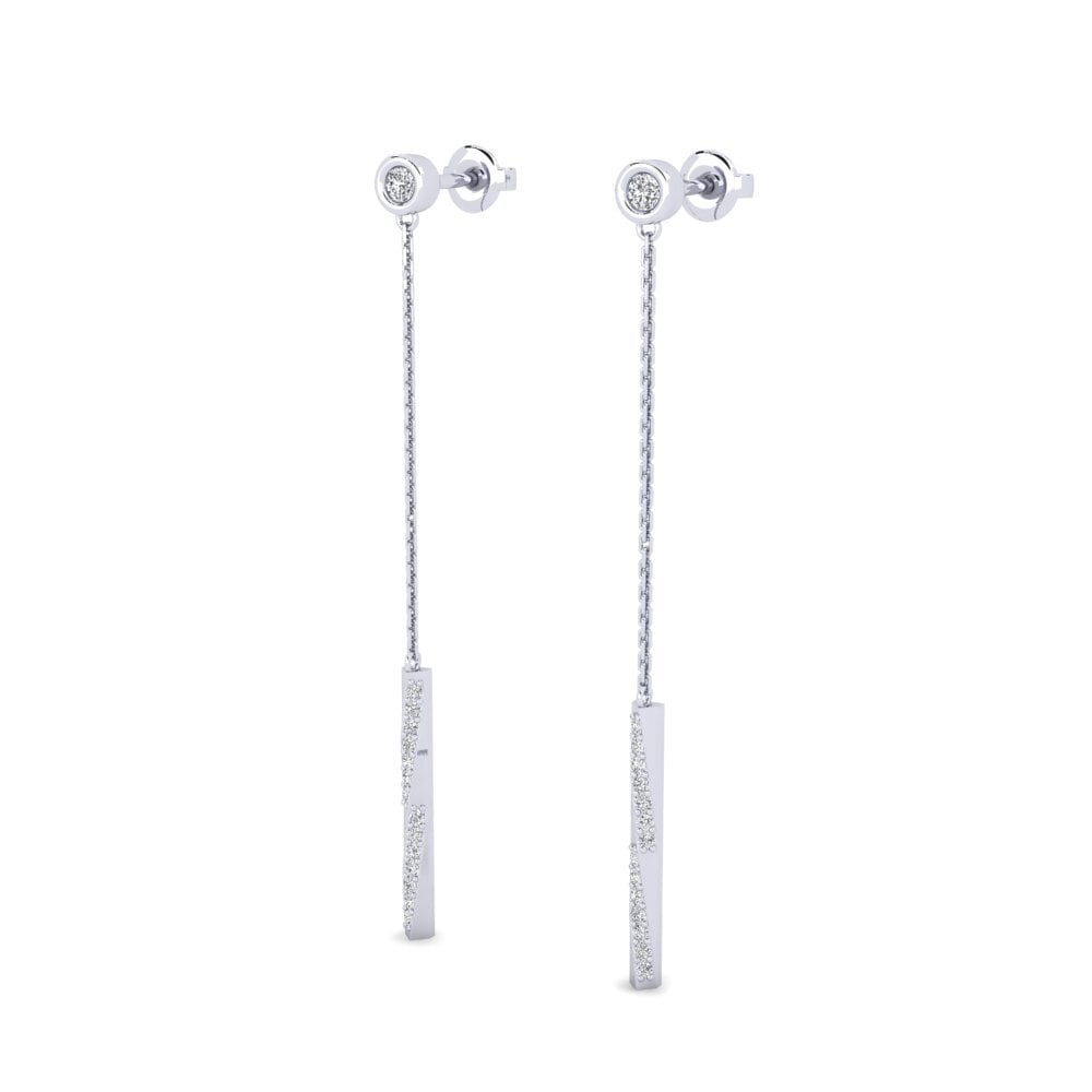 950 Palladium Women's Earring Komad