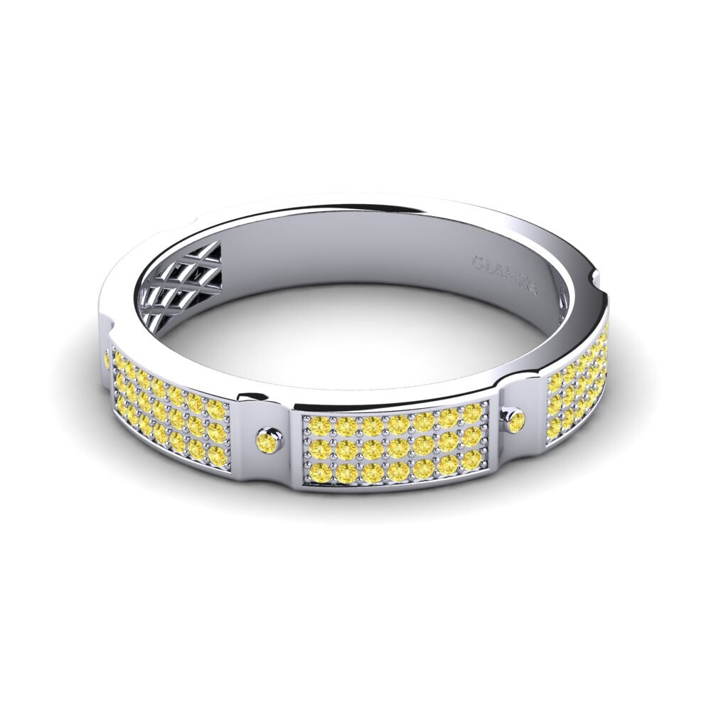 Yellow Sapphire Men's Ring Komala
