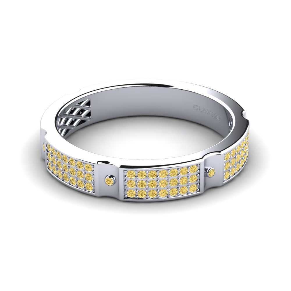 Yellow Diamond Men's Ring Komala
