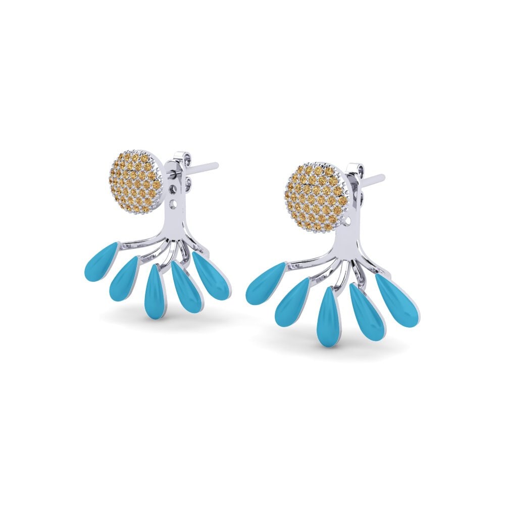 Brown Diamond Women's Earring Kompasse