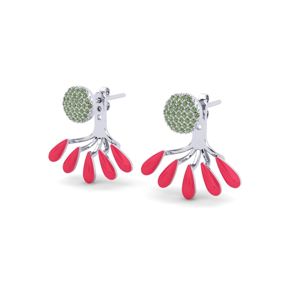 Green Diamond Women's Earring Kompasse