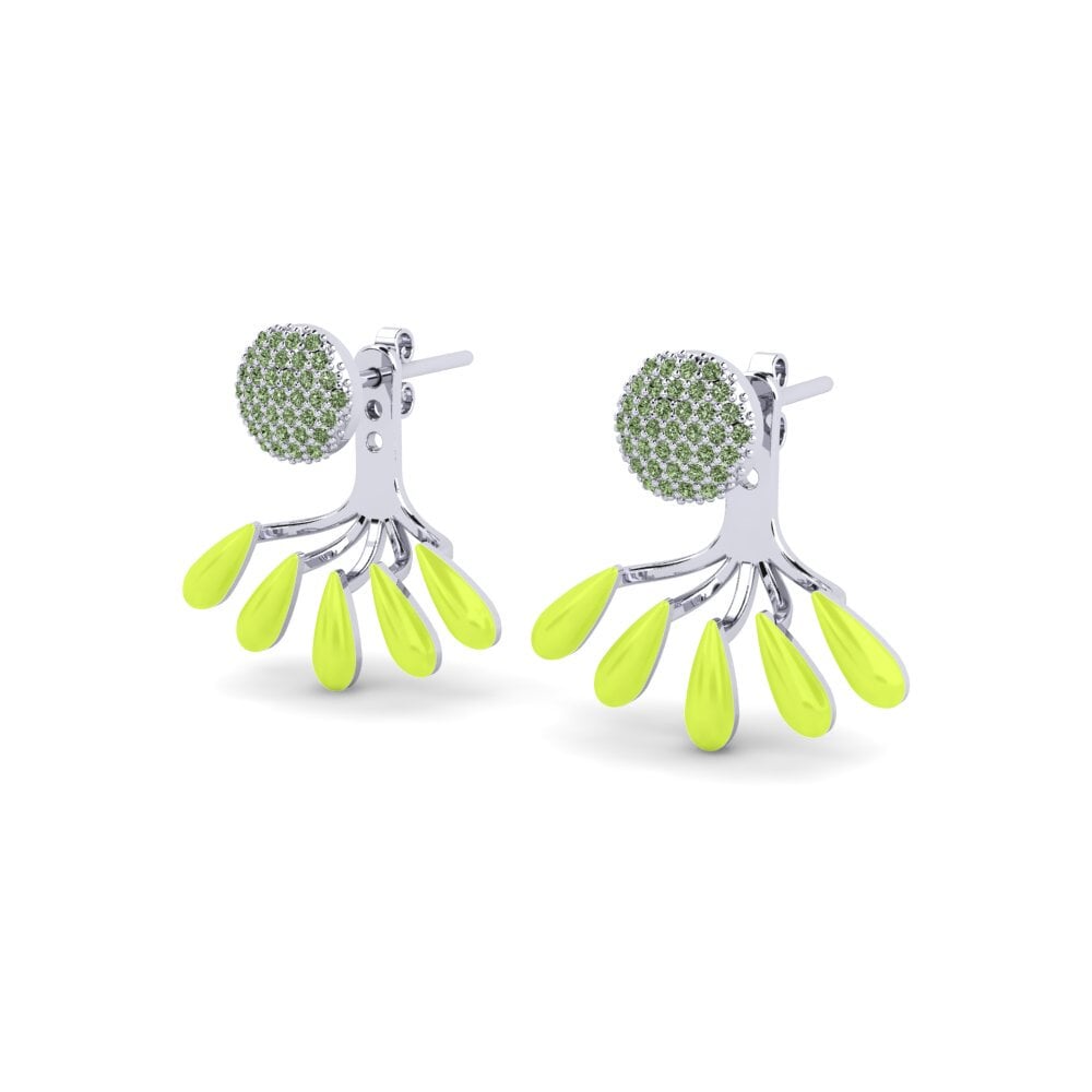Green Diamond Women's Earring Kompasse