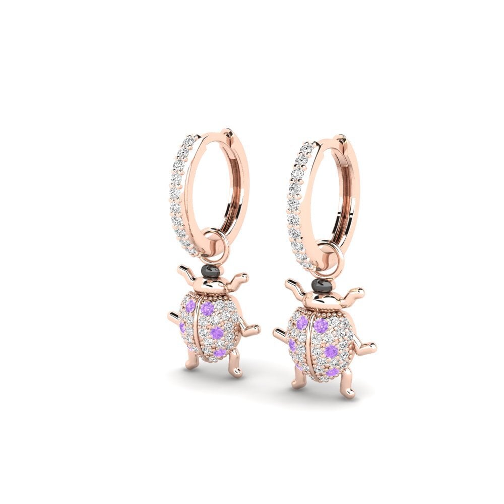Améthyste Boucle d'oreille femme Kosmaj