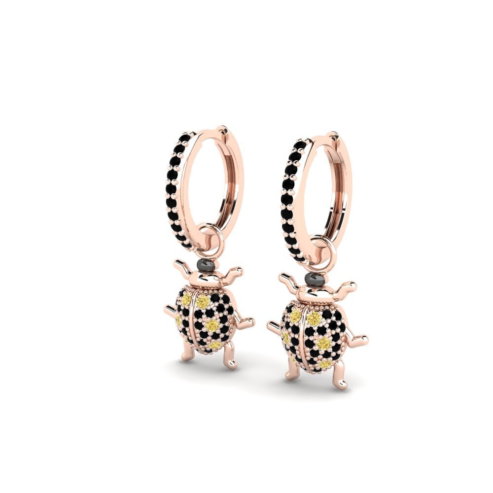 Diamante Amarillo Pendiente de mujer Kosmaj