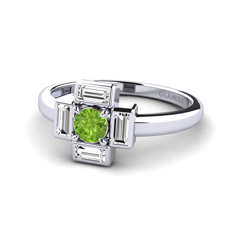 Peridoto Anillo Kotah