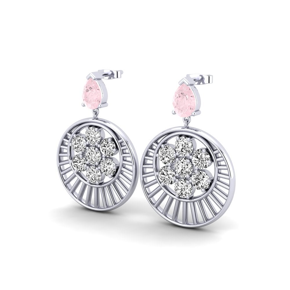 Pear Rose Quartz Women's Earring Kreidler