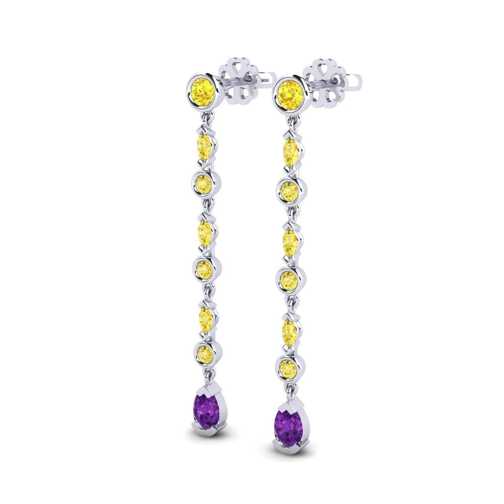 Amethyst SYLVIE Earring Kreise