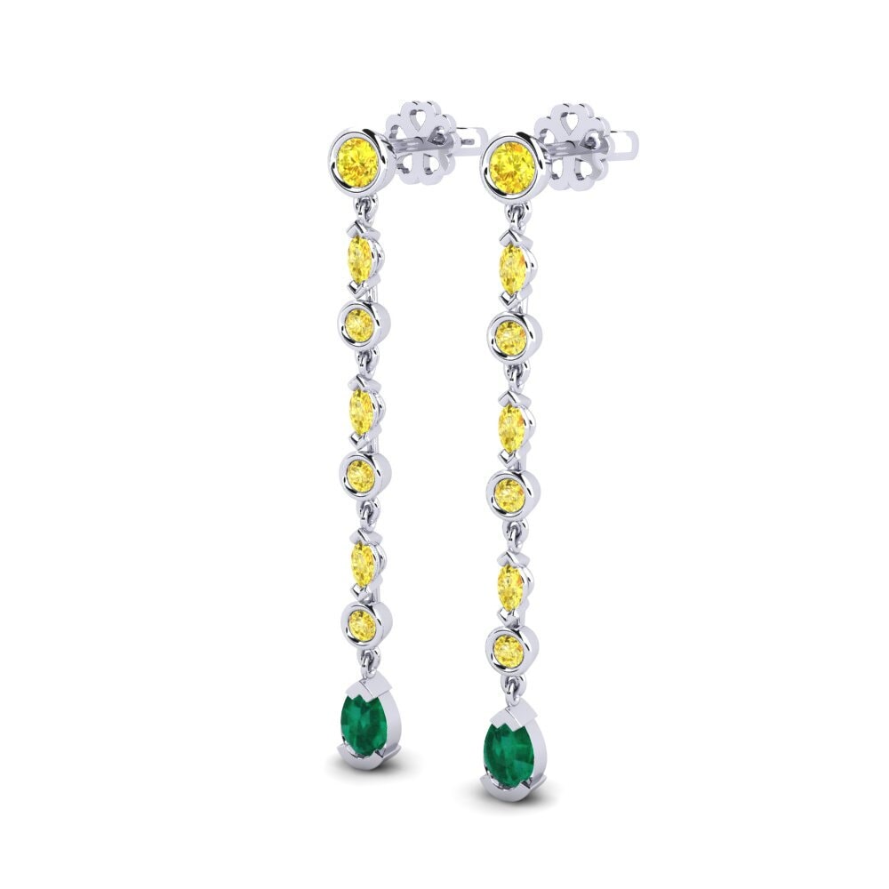 Emerald SYLVIE Earring Kreise