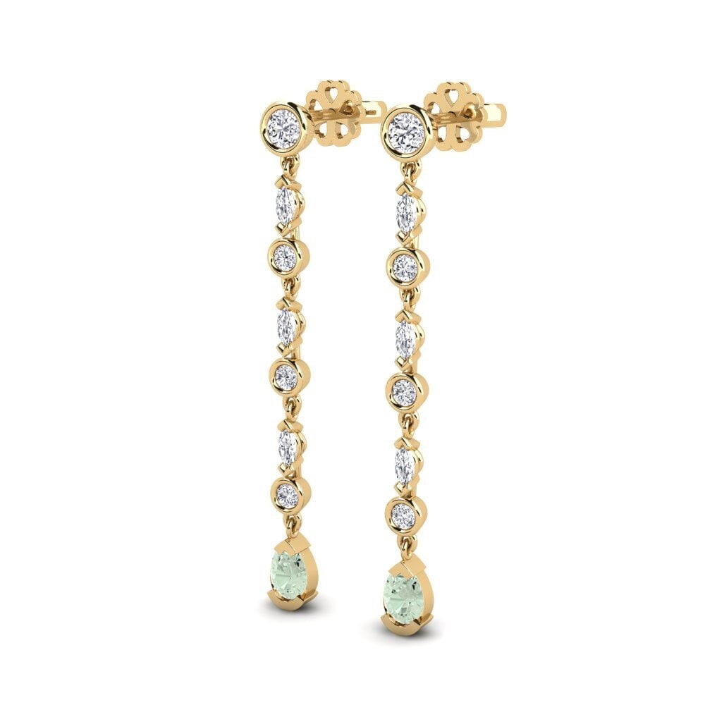 Green Amethyst SYLVIE Earring Kreise