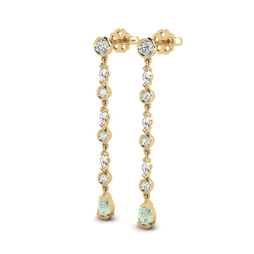 Green Amethyst SYLVIE Earring Kreise