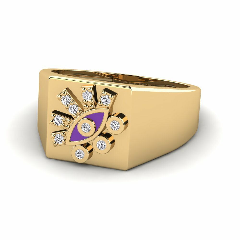 Diamant De Synthèse Bague Krezus