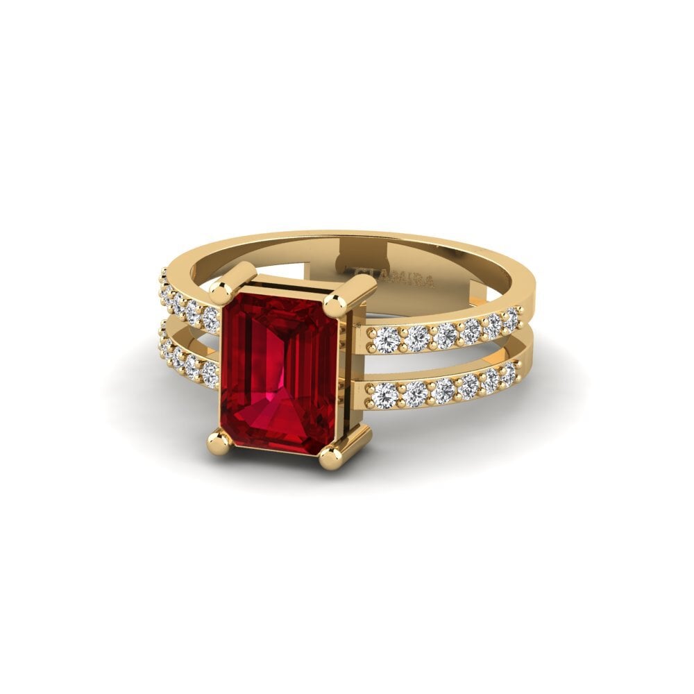 Red Zirconia SYLVIE Ring Krin