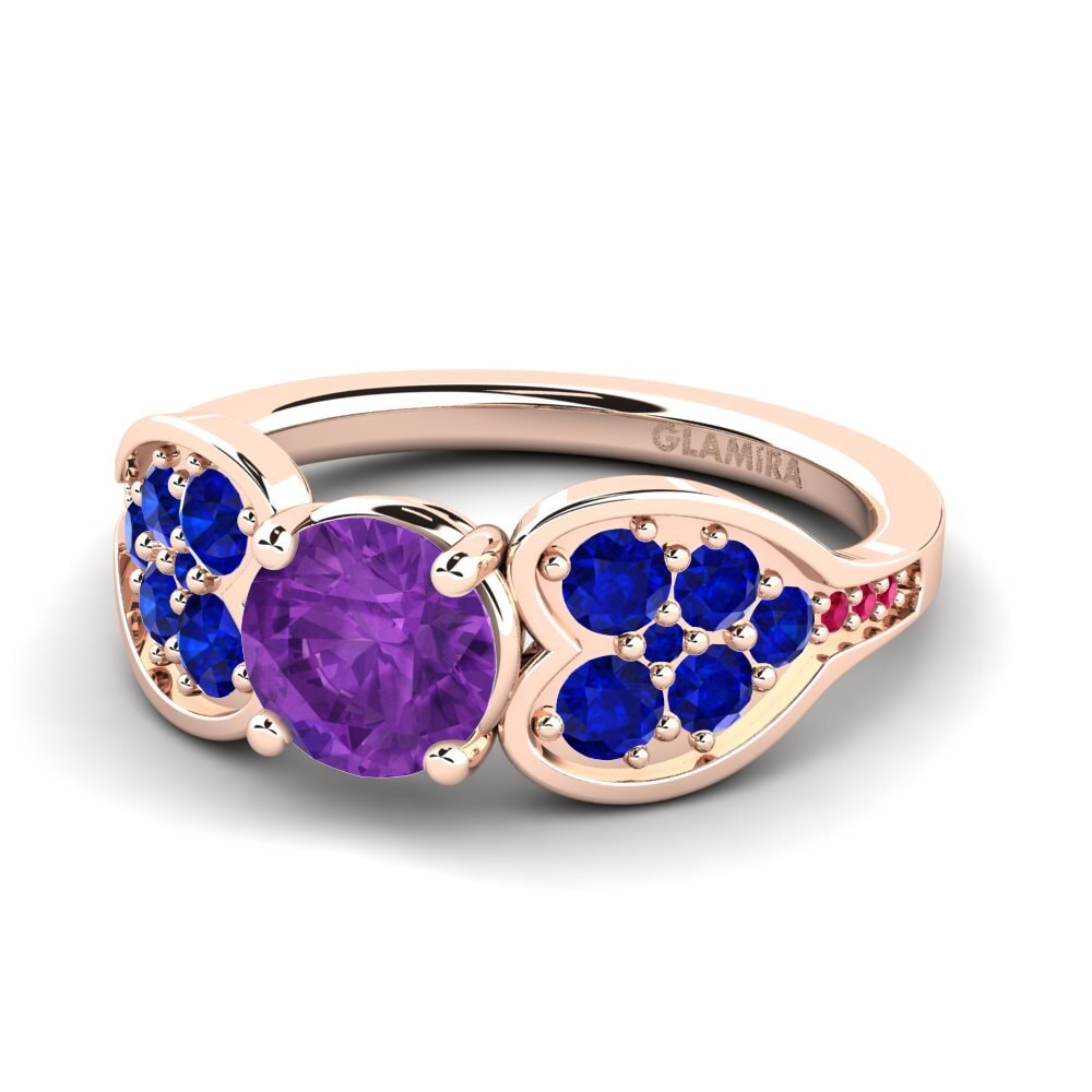 Amethyst Engagement Ring Krishia
