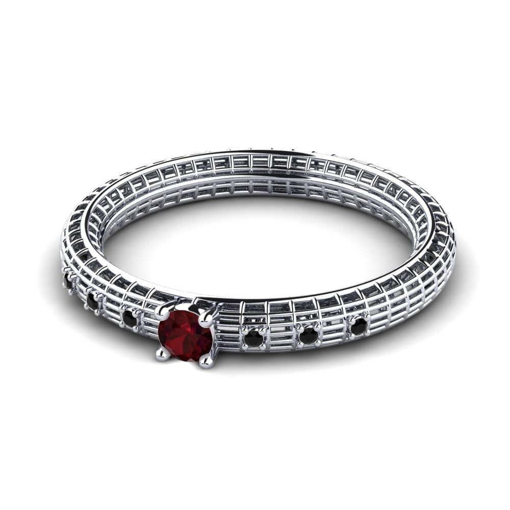 Garnet Women's Ring Krishna