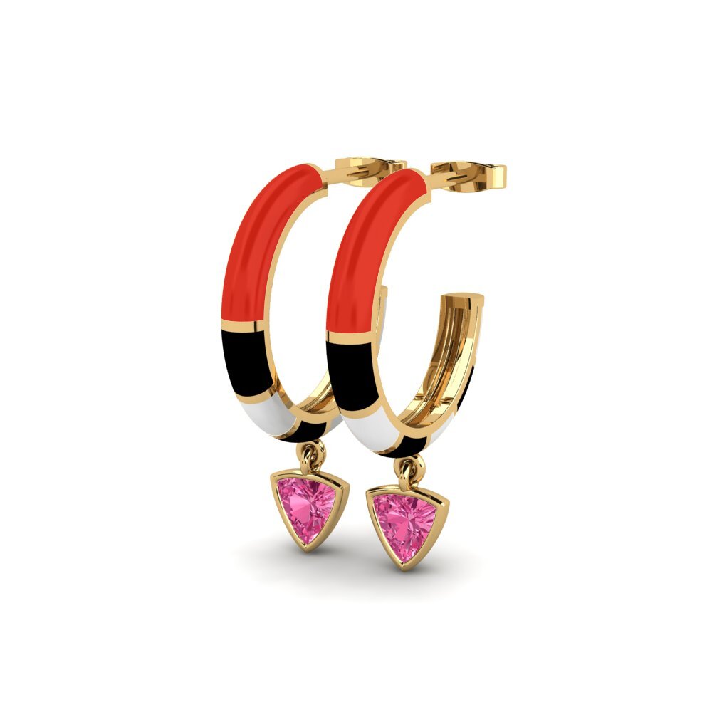Pink Tourmaline Women's Earring Kriss