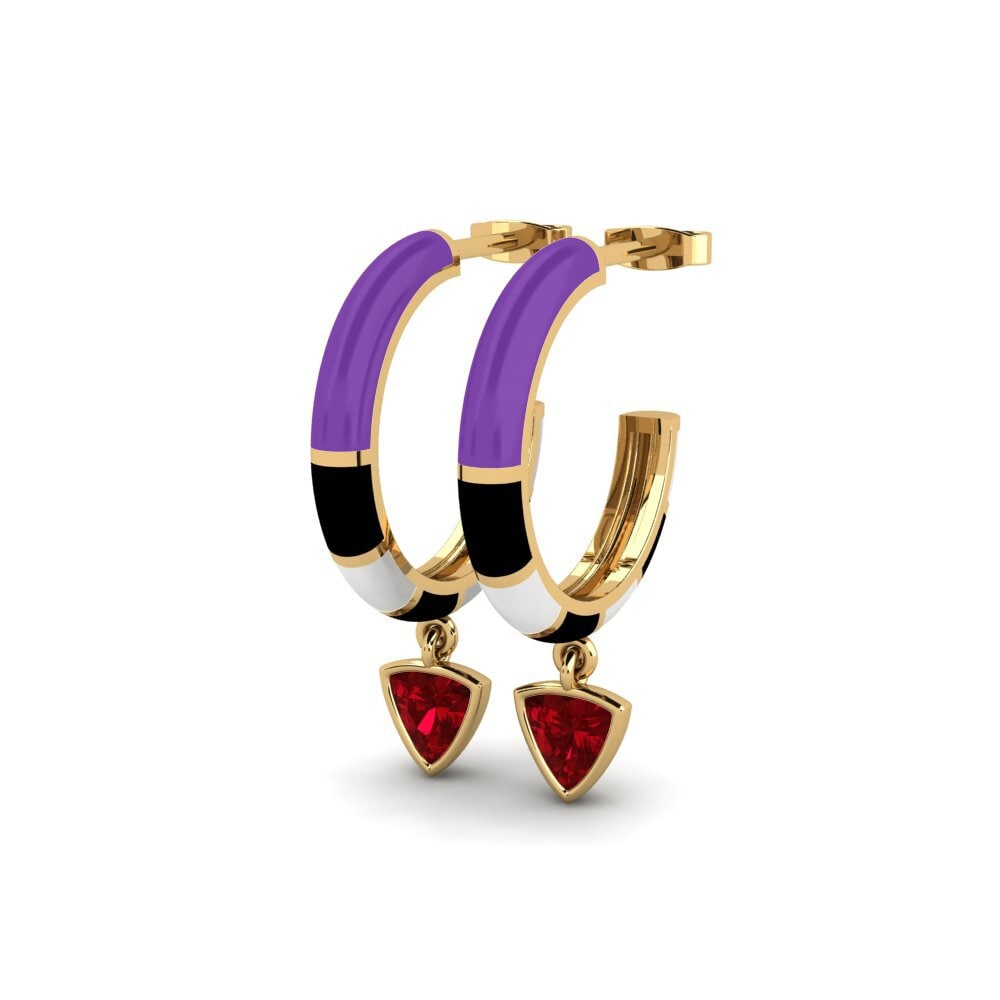 Red Zirconia Women's Earring Kriss