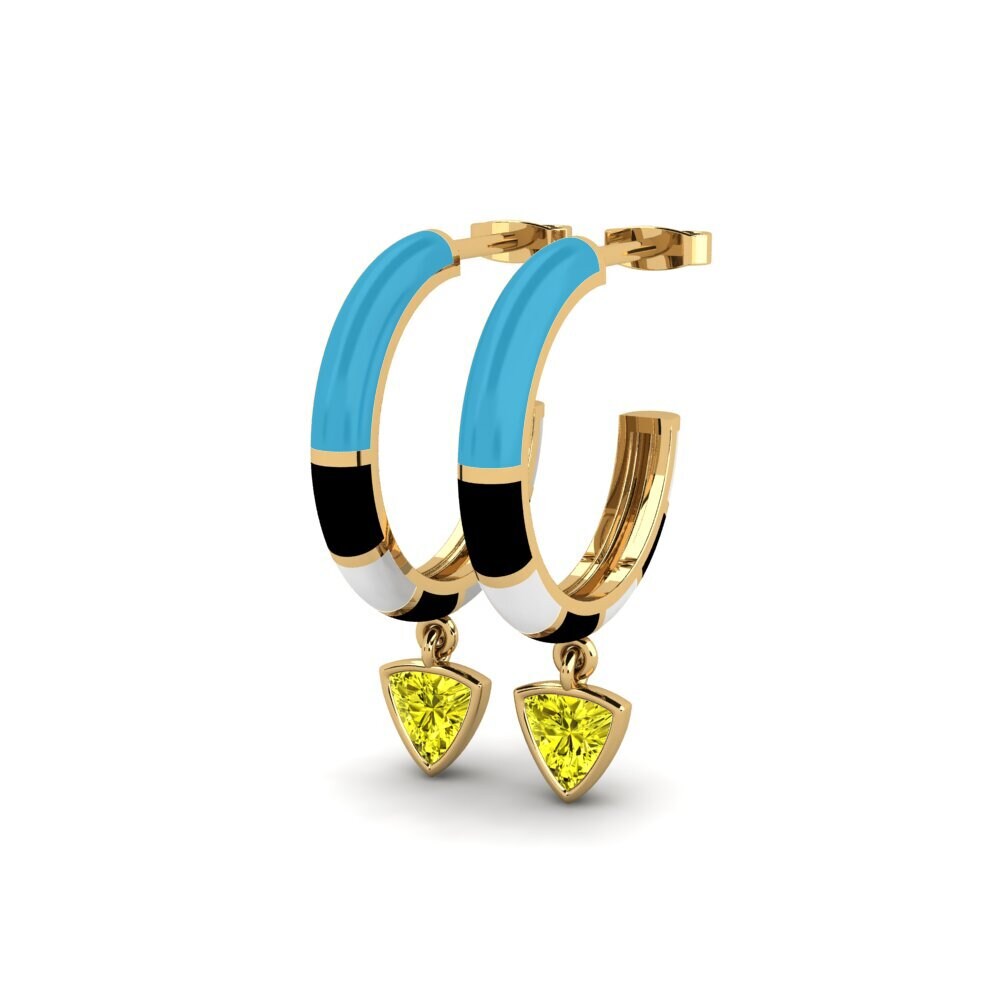 Yellow Diamond Women's Earring Kriss