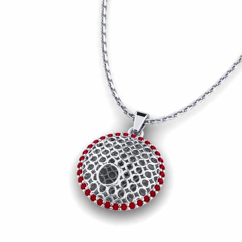 Circonita Roja Colgante de Mujer Kristan