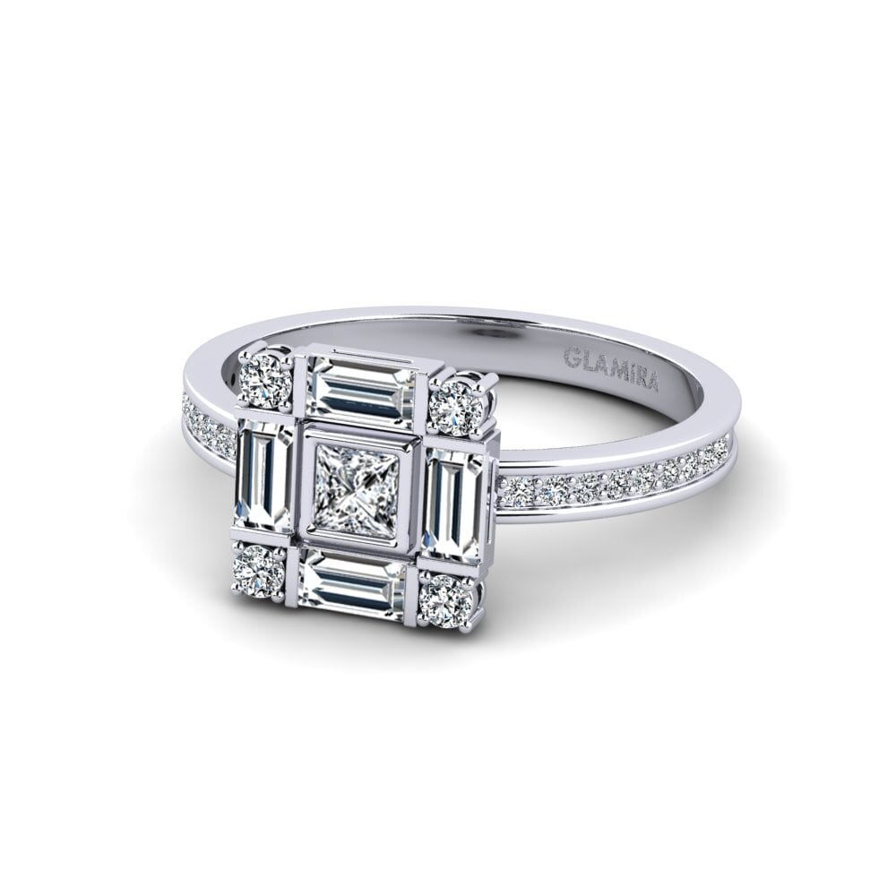 950 Palladium Engagement Ring Kritoure