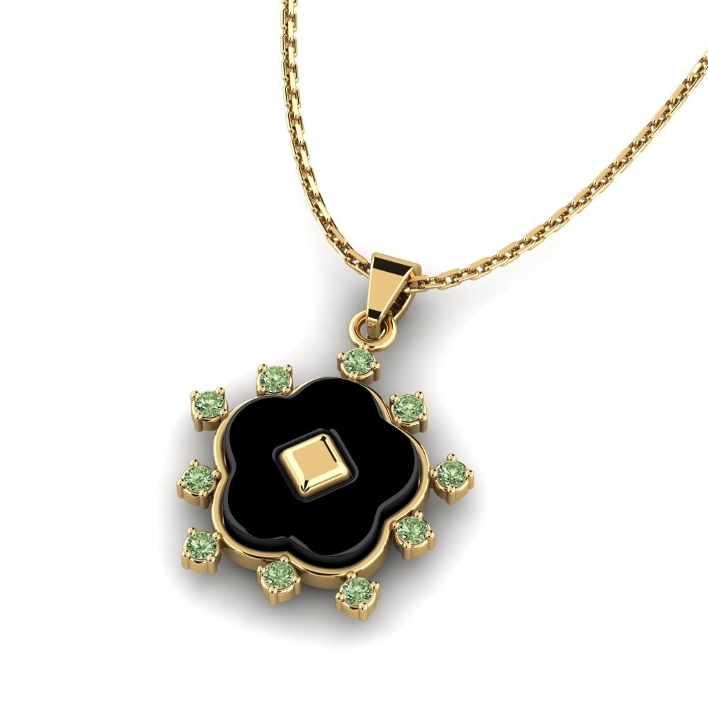 Diamante Verde Colgante de Mujer Krogman