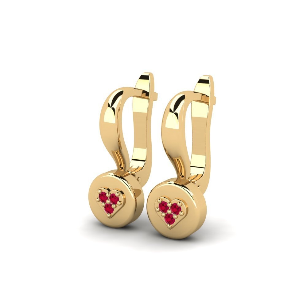 Ruby Kid's Earring Kukat