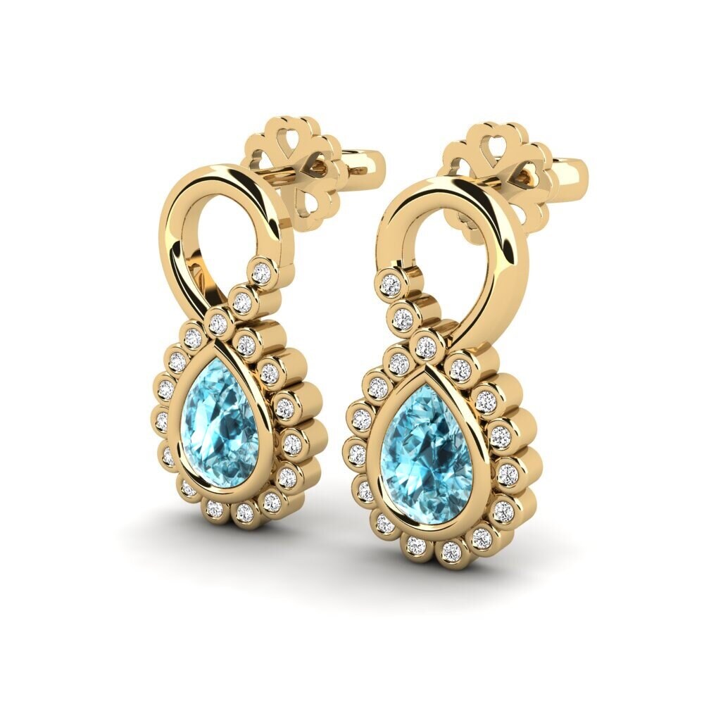 Blue Zircon Women's Earring Kukutana